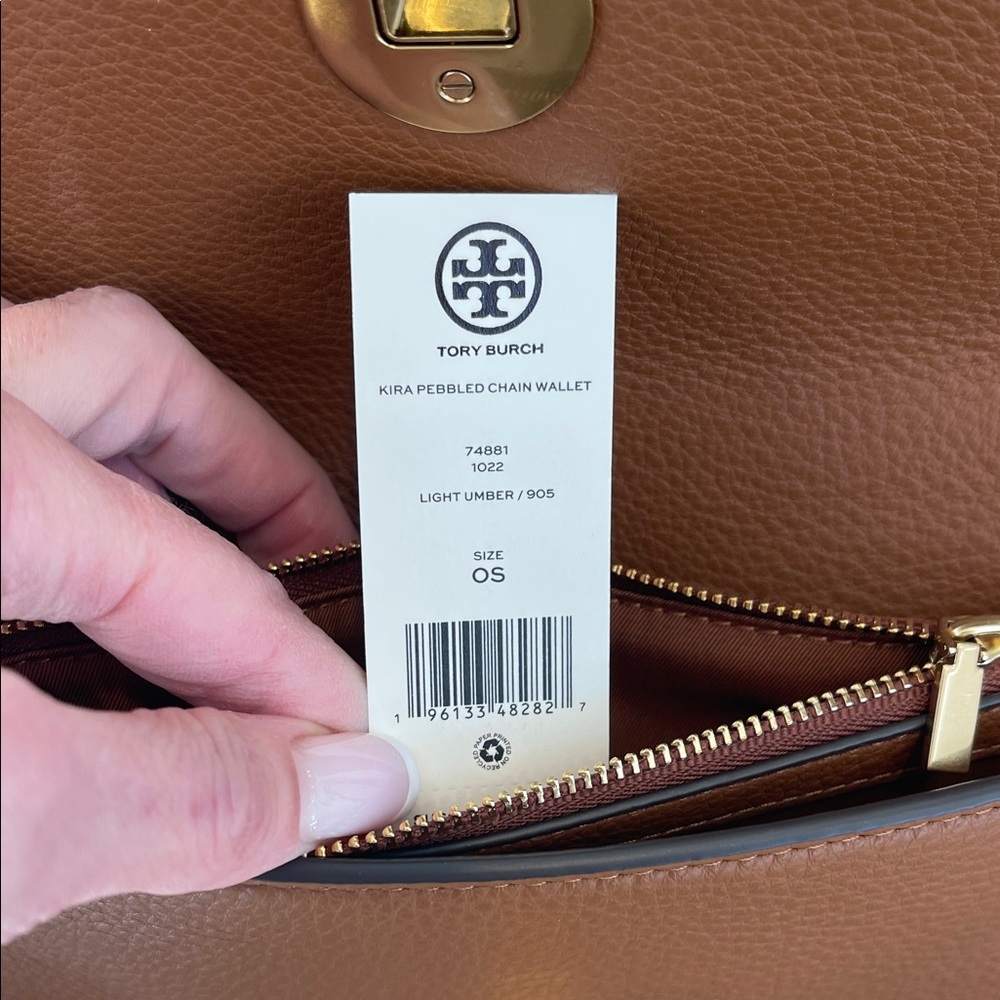 Tory Burch Brown Leather Crossbody Bag - Picture 5 of 5